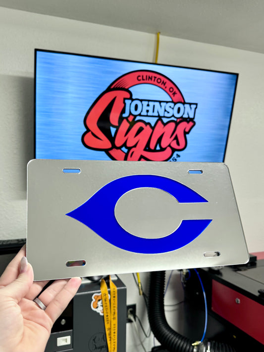 Cordell C Mirror License Plate