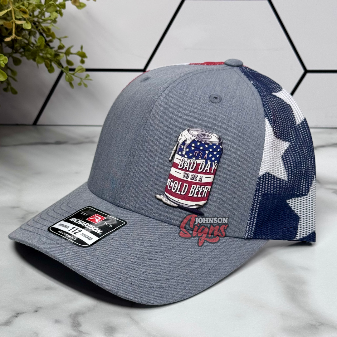 Bad Day to be a Cold Beer Patch Hat