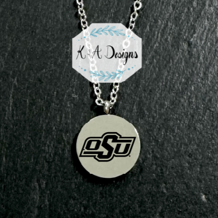 OSU® Necklace - Circle Pendant