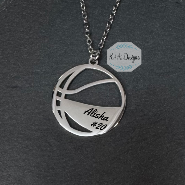 Basketball Necklace
