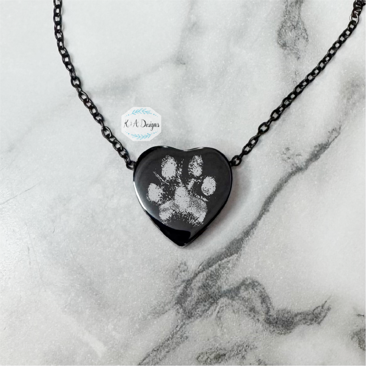 Custom Pawprint Urn Necklace