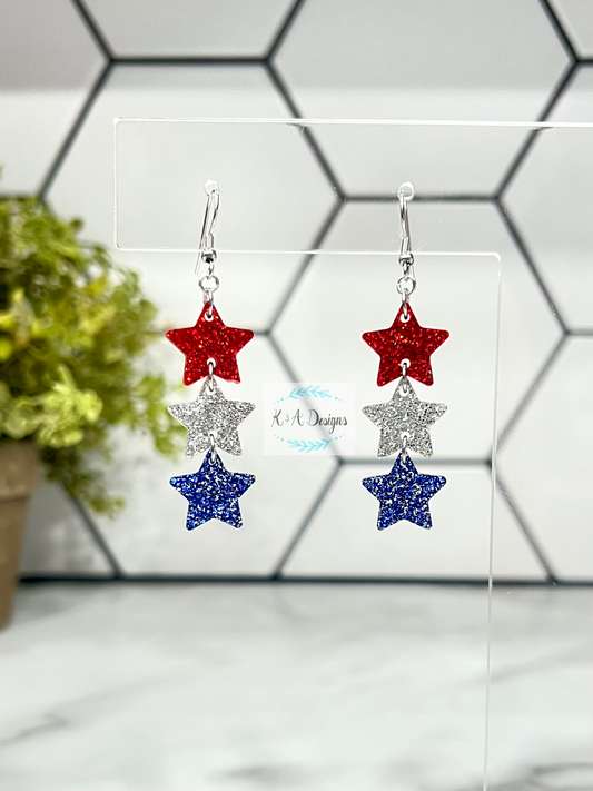 Red, White, and Blue Stars