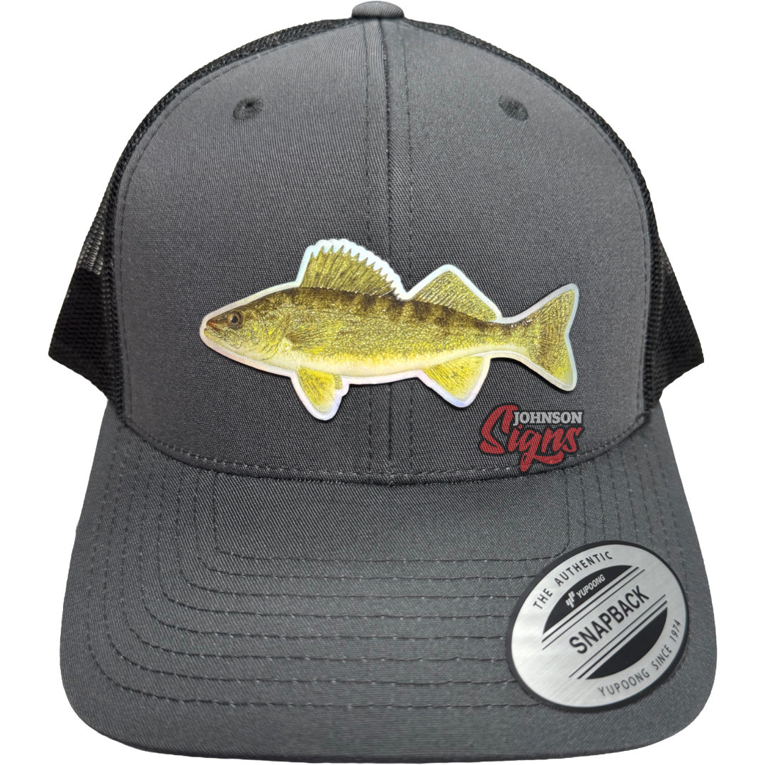 Walleye Textured Patch Hat