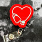 Stethoscope Heart Badge Reel