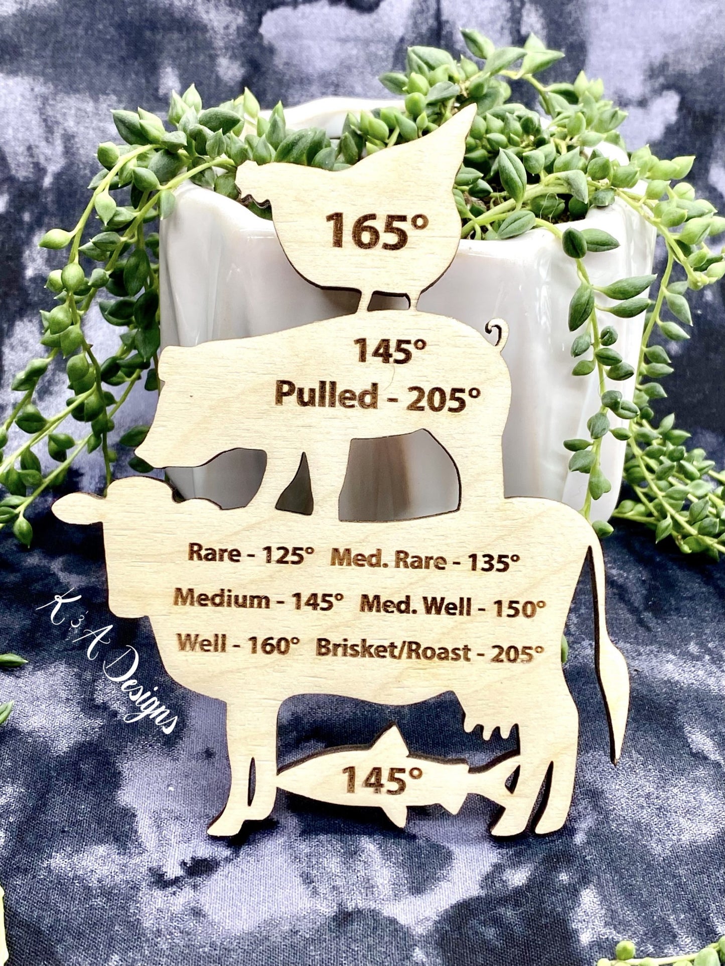 Cooking Temperatures Magnet