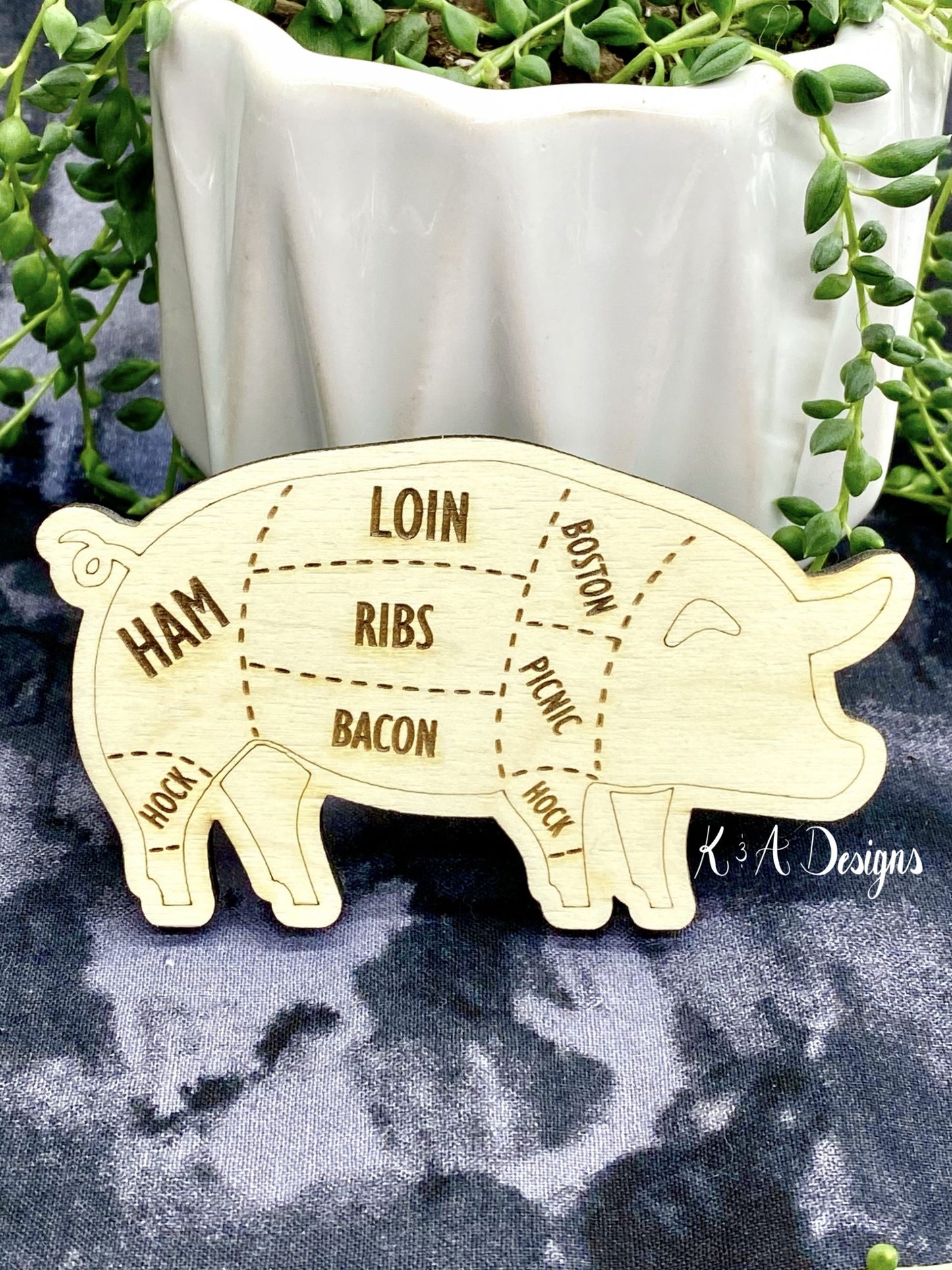 Pork Cuts Magnet