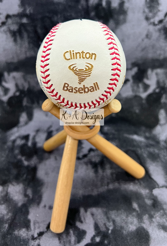 Engraved Baseball