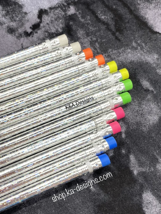 Engraved Holographic Pencils