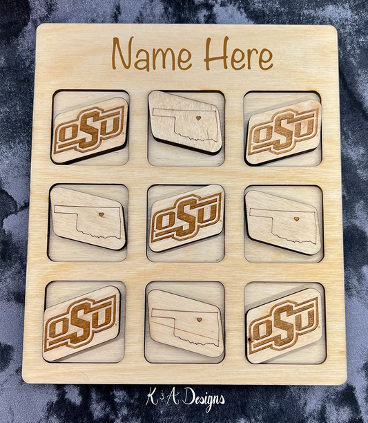 OSU® Tic Tac Toe Board