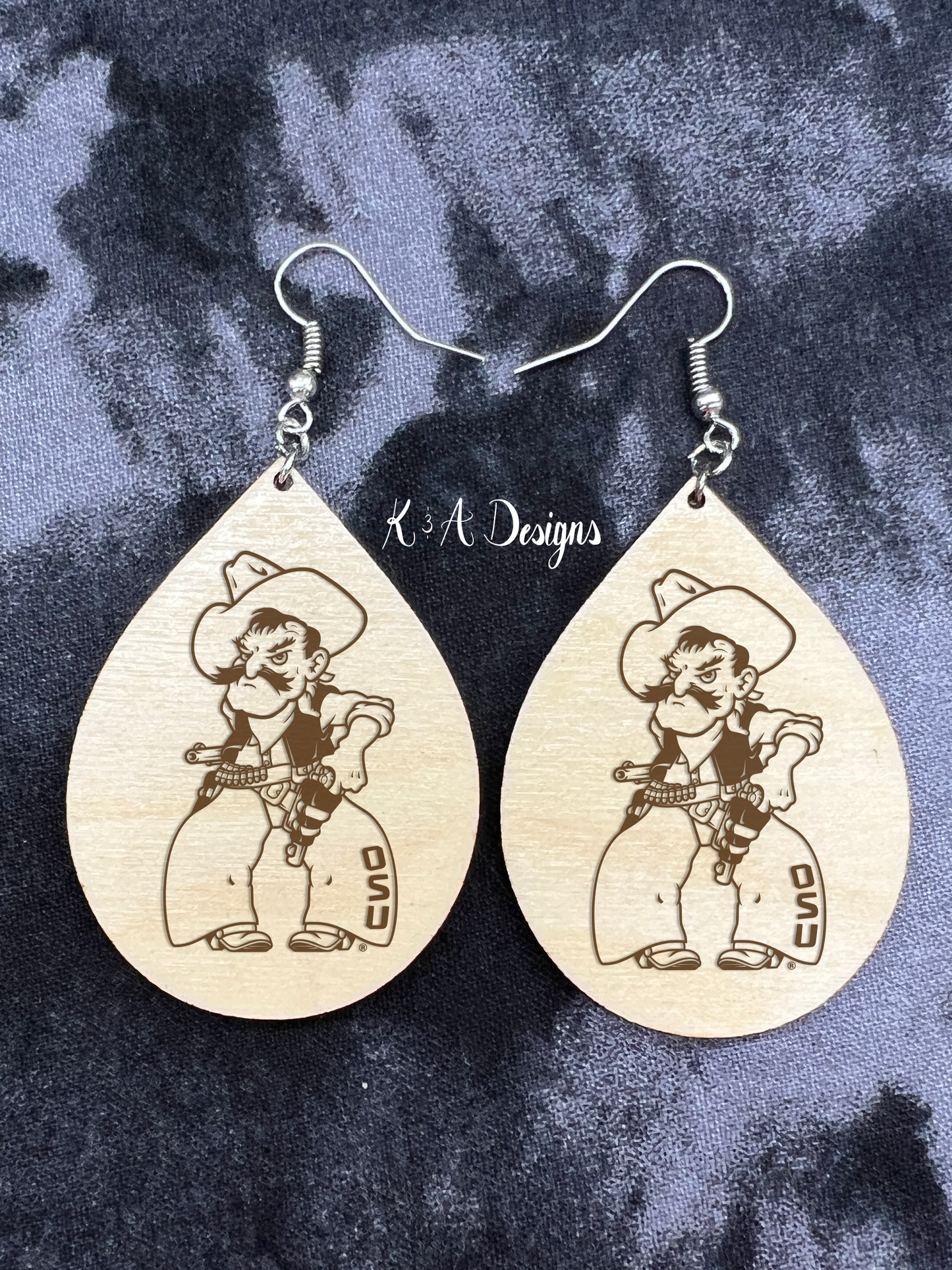 OSU® Engraved Earrings