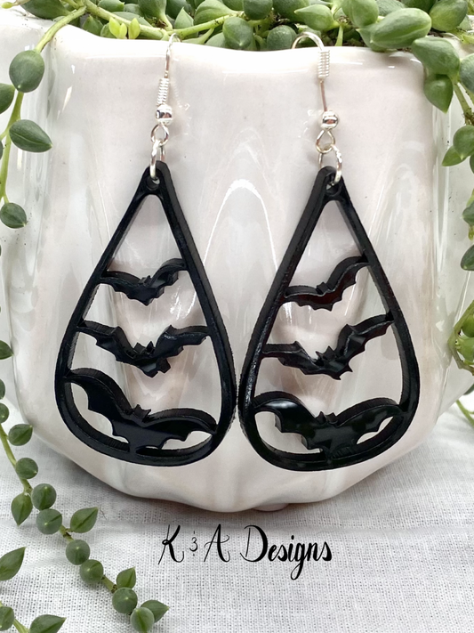 Bats Teardrop Earrings