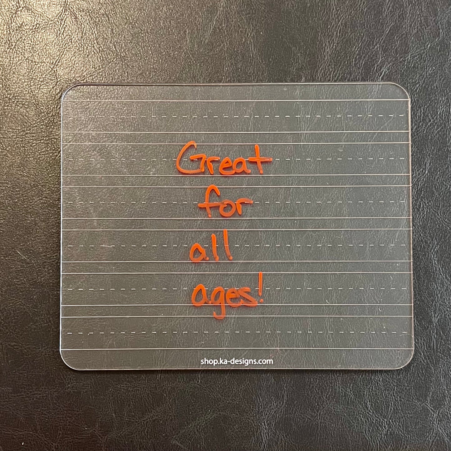 Practice Dry Erase Board