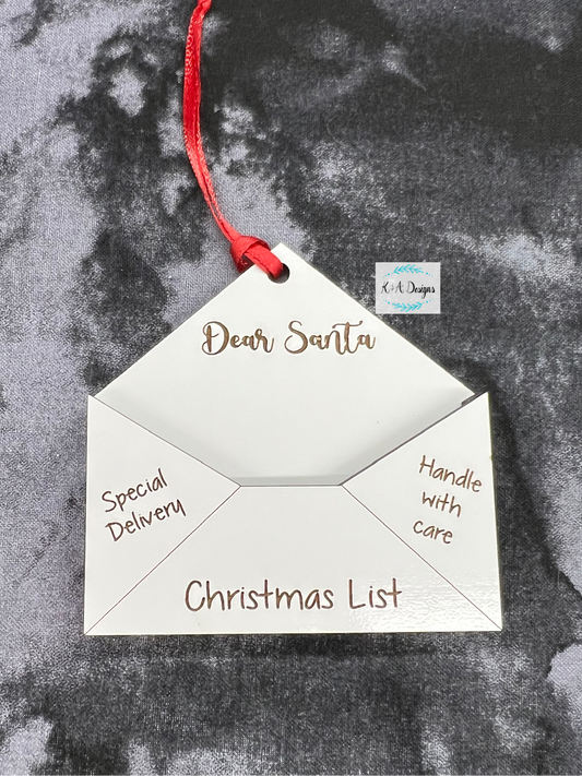 Christmas List Ornament