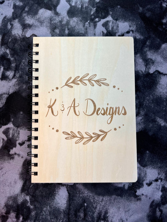 Wood Cover Spiral Notebook