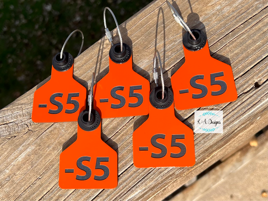 Dual Colored Small Livestock Tags