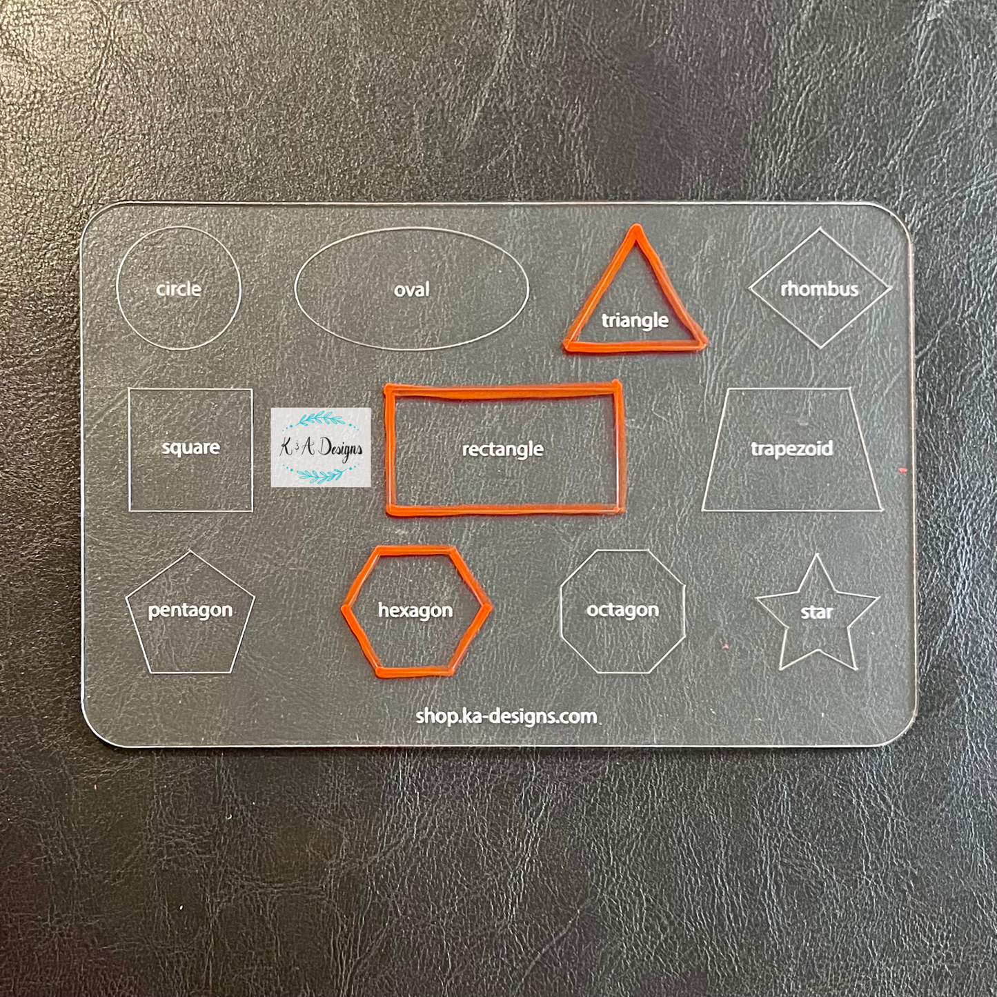 Shapes Dry Erase Board
