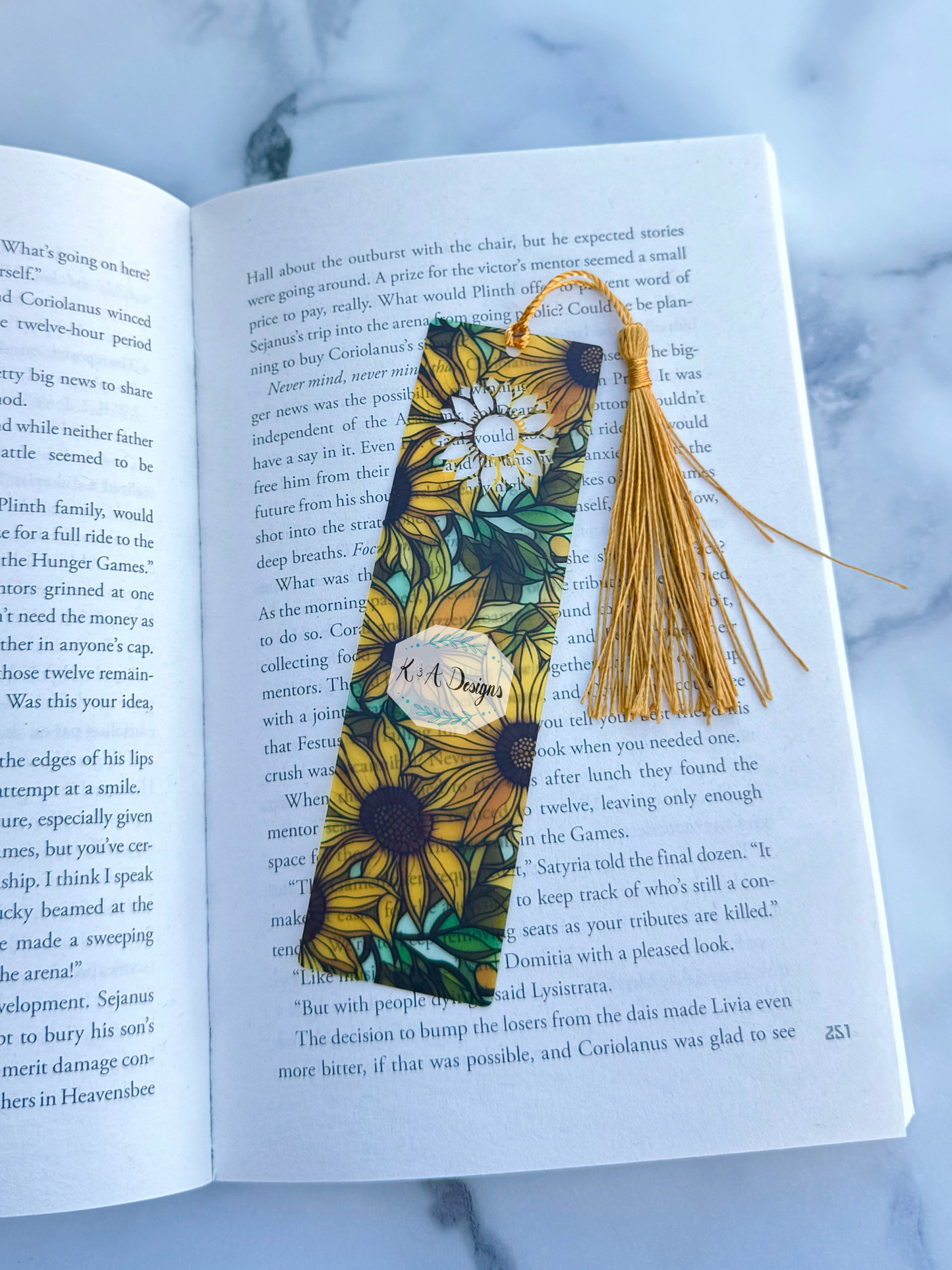 Sunflower Bookmark