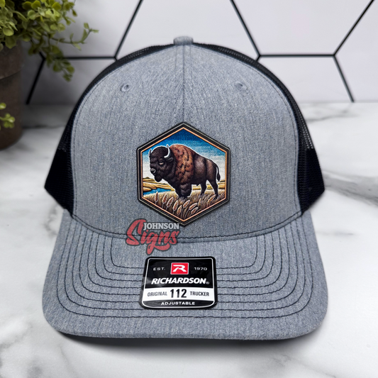 Buffalo Hexagon Patch Hat