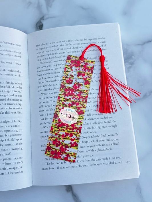 Crime Scene Bookmark