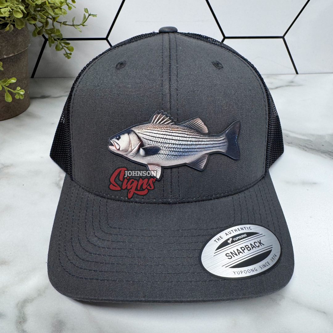 Striped Bass Patch Hat