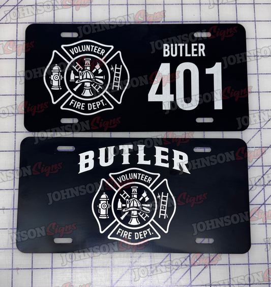 Custom Engraved License Plate