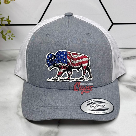 American Buffalo Patch Hat