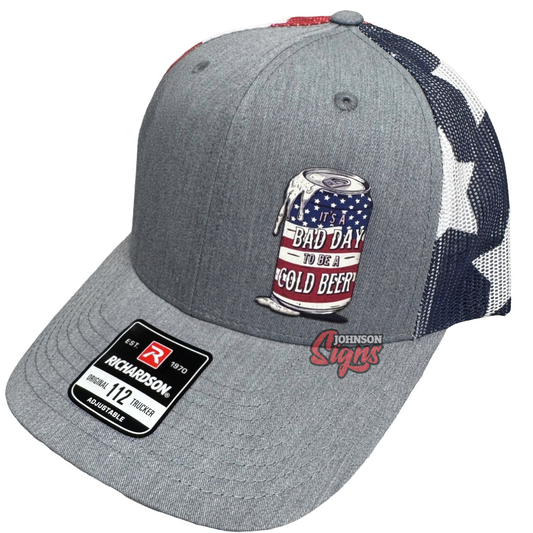 Bad Day to be a Cold Beer Patch Hat