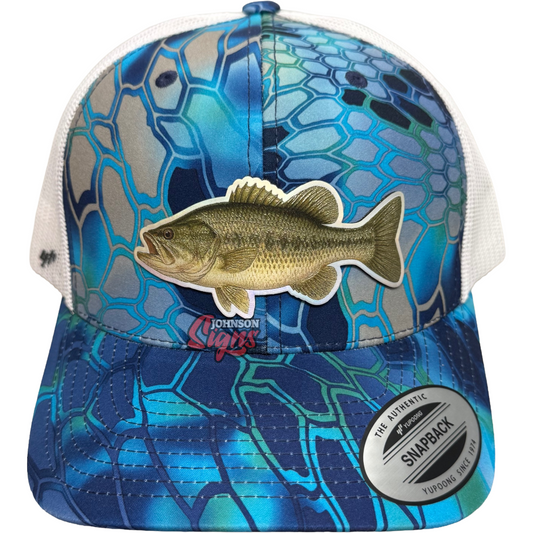 Largemouth Bass Textured Patch Hat