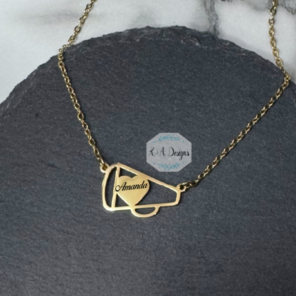 Cheer Megaphone Necklace