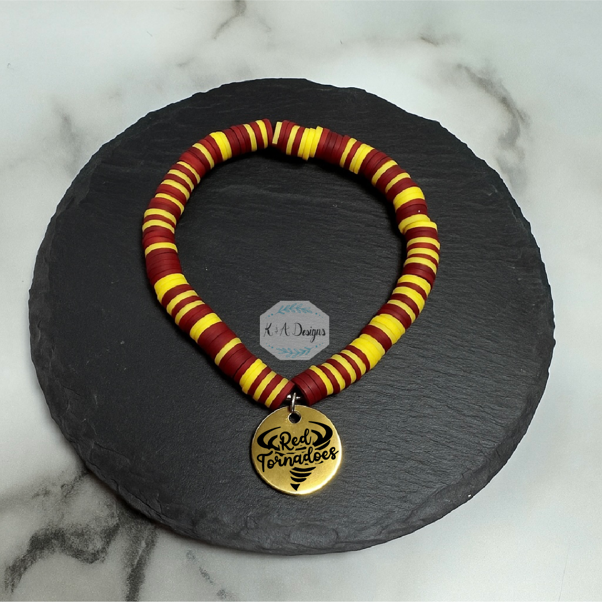 Clinton Spirit Bead Bracelet w/ Charm
