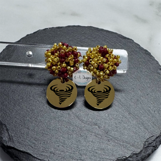 Clinton Seed Bead Spirit Earrings