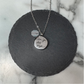 Custom Handwritten Circle Urn Necklace