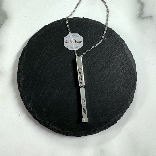 Custom Hidden Message Necklace