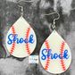 Shock Baseball Earrings