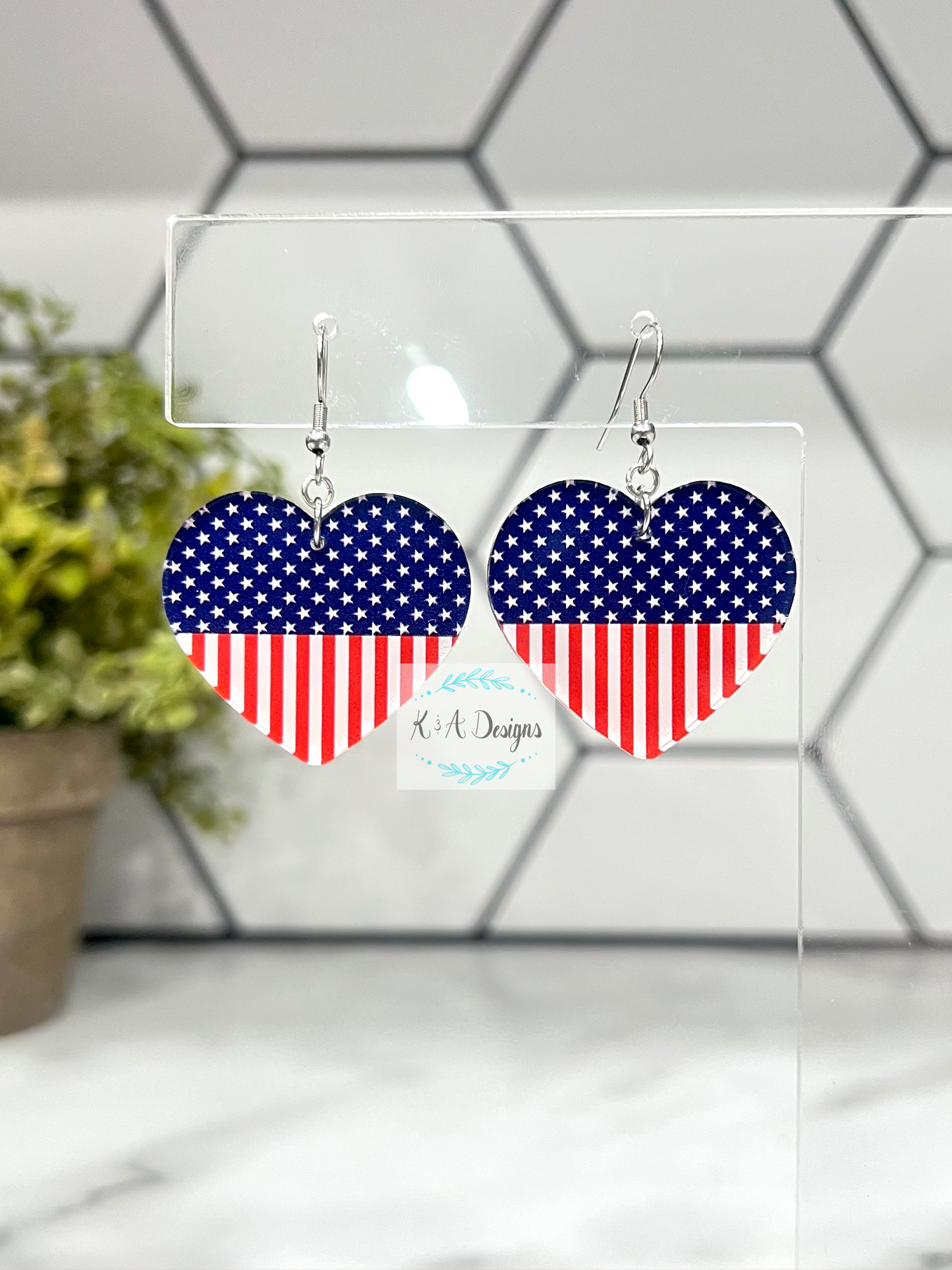 Love the USA Earrings