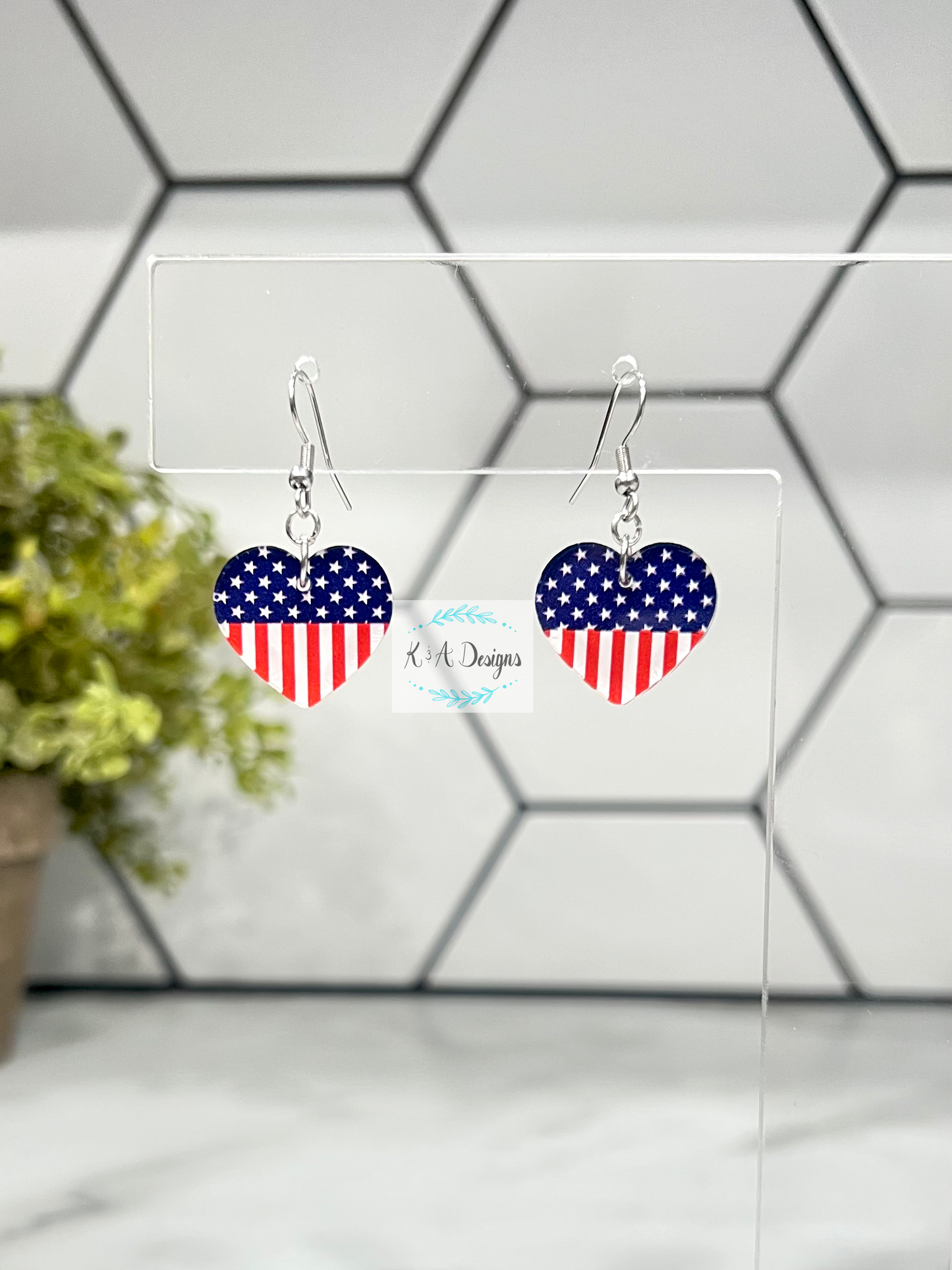 Love the USA Earrings