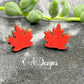 Fall Leaf Studs