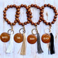 Wooden Bead Wristlet