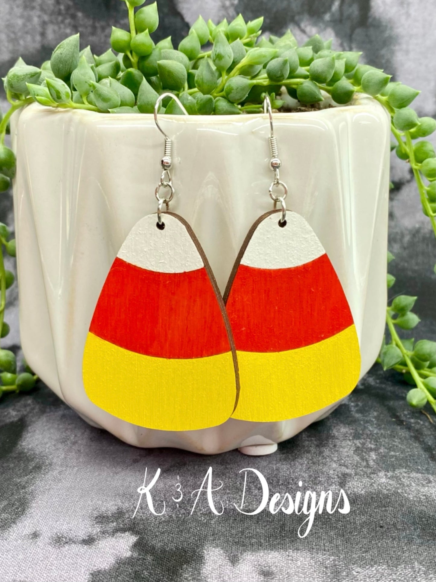 Candycorn Earrings