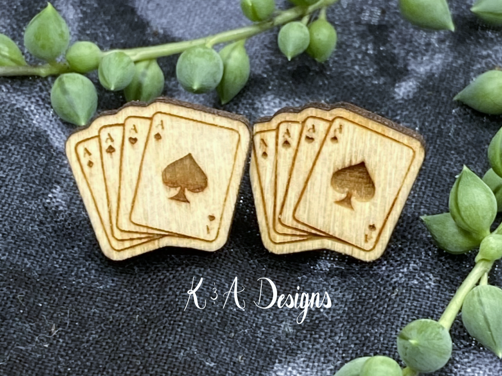 Aces Stud Earrings