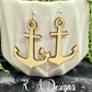 Anchor Hanging Earrings