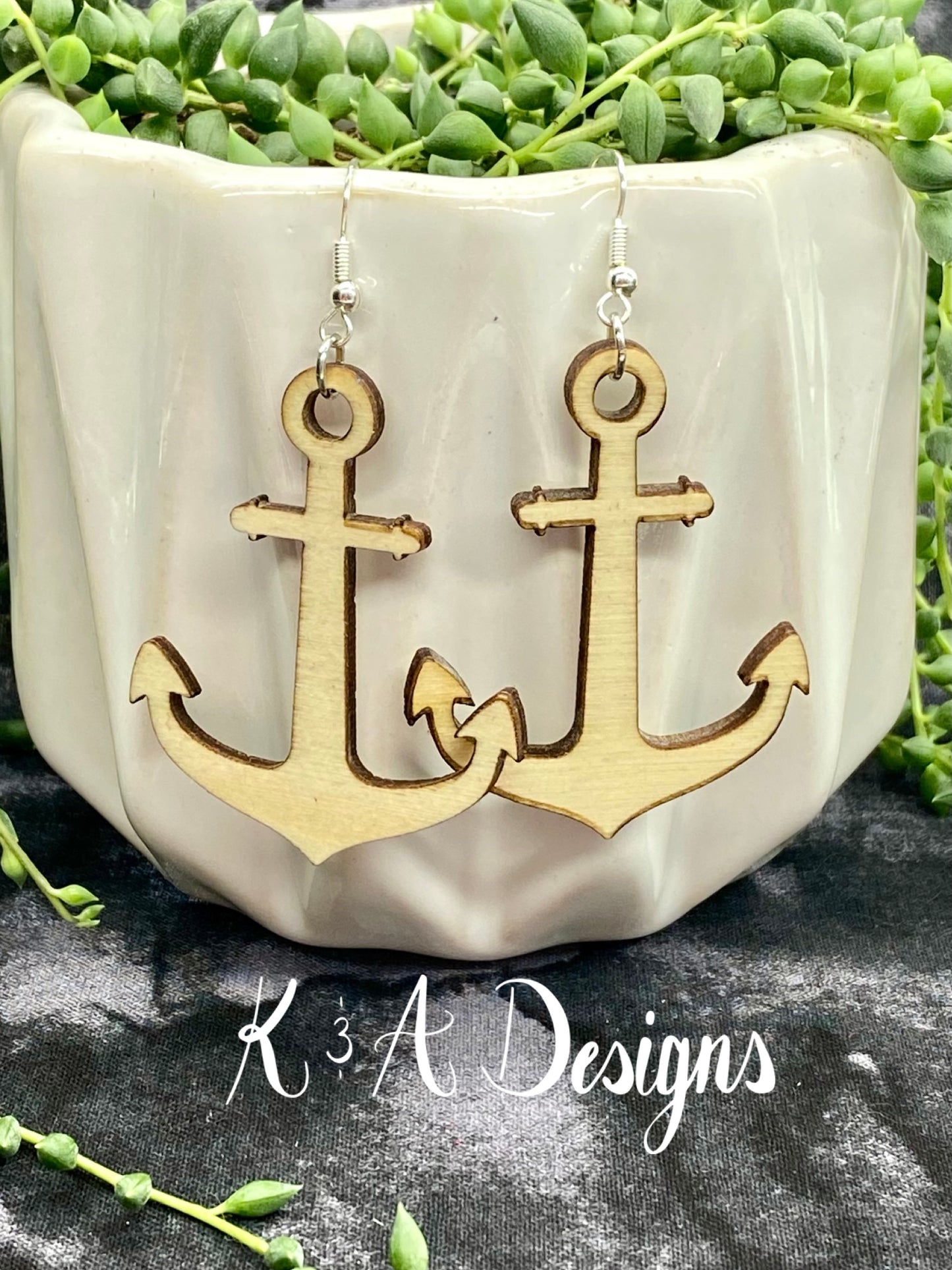 Anchor Hanging Earrings