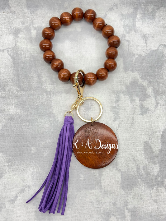 Wooden Bead Wristlet