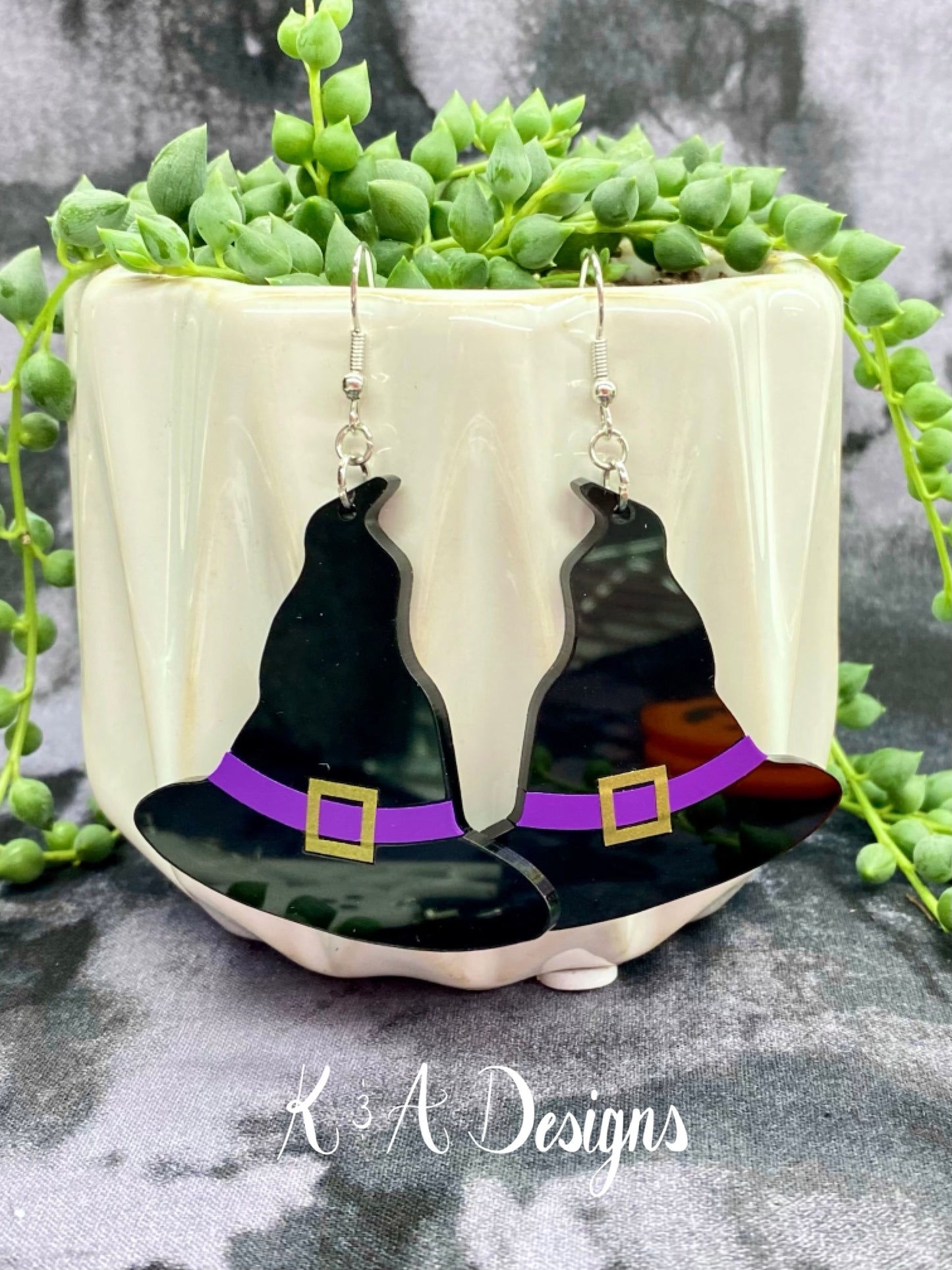 Witch Hat Earrings