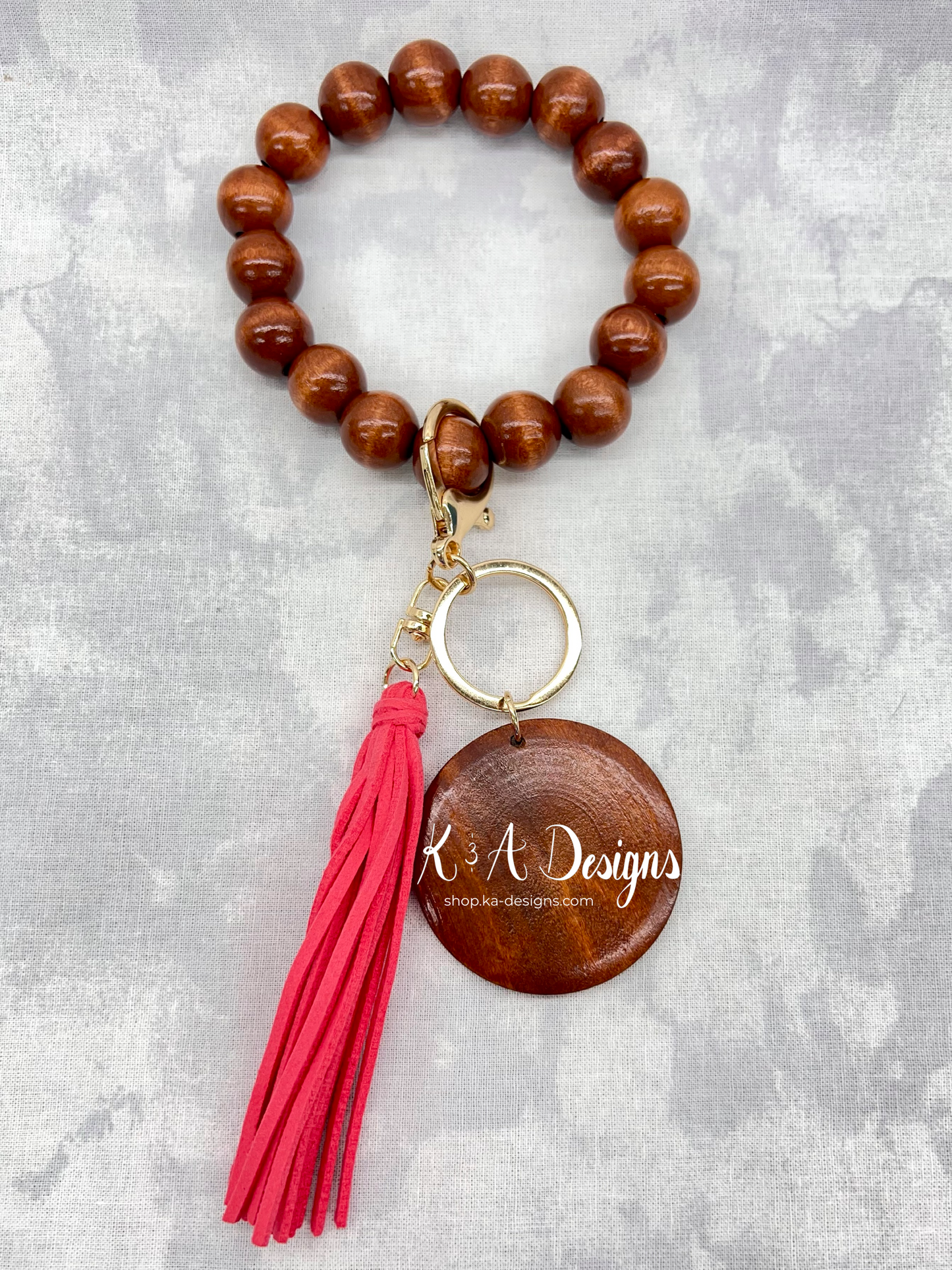 Wooden Bead Wristlet