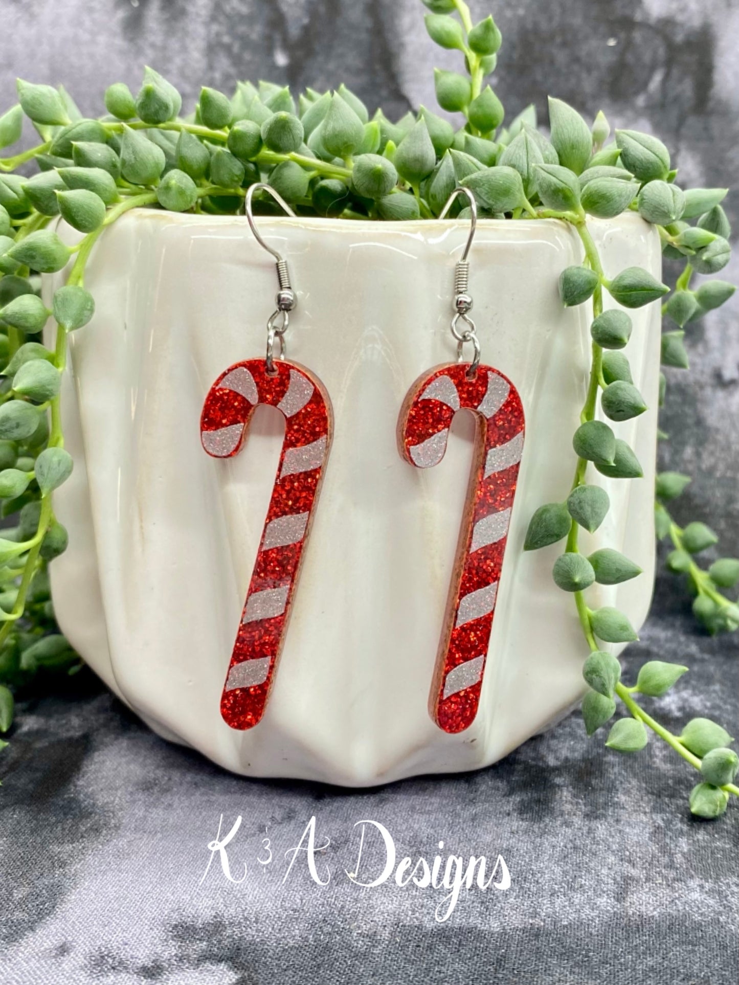 Candy Cane Earrings