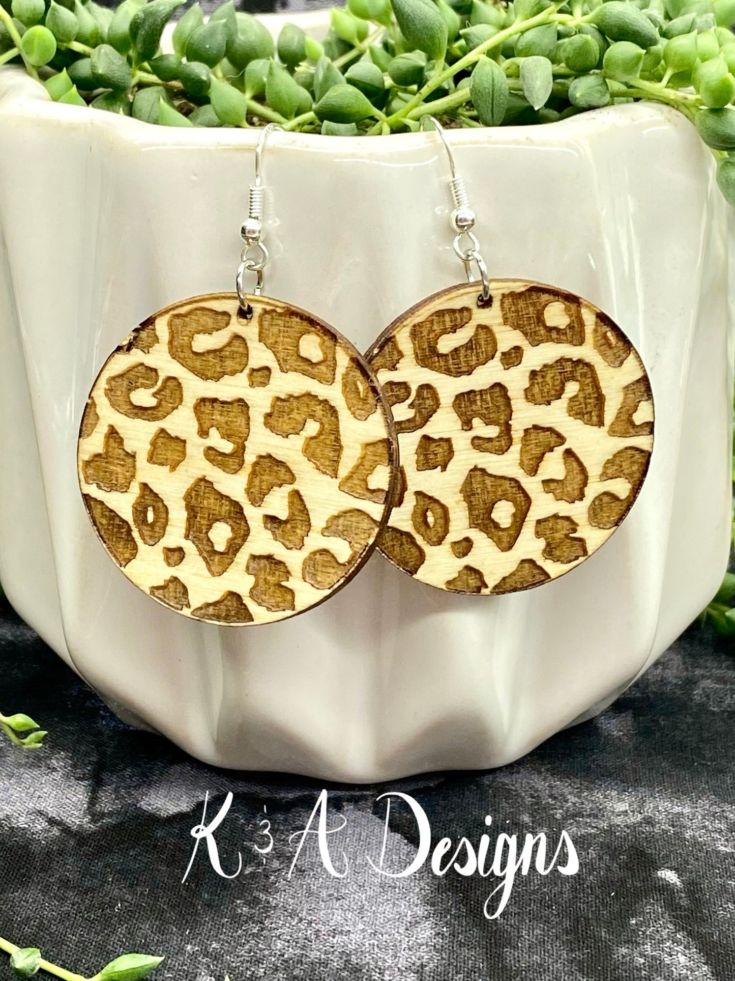 Leopard Hanging Earrings