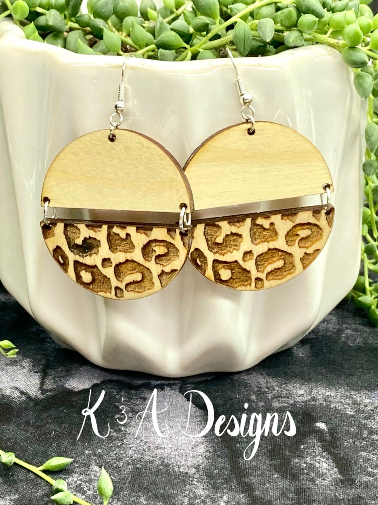 Leopard Hanging Earrings