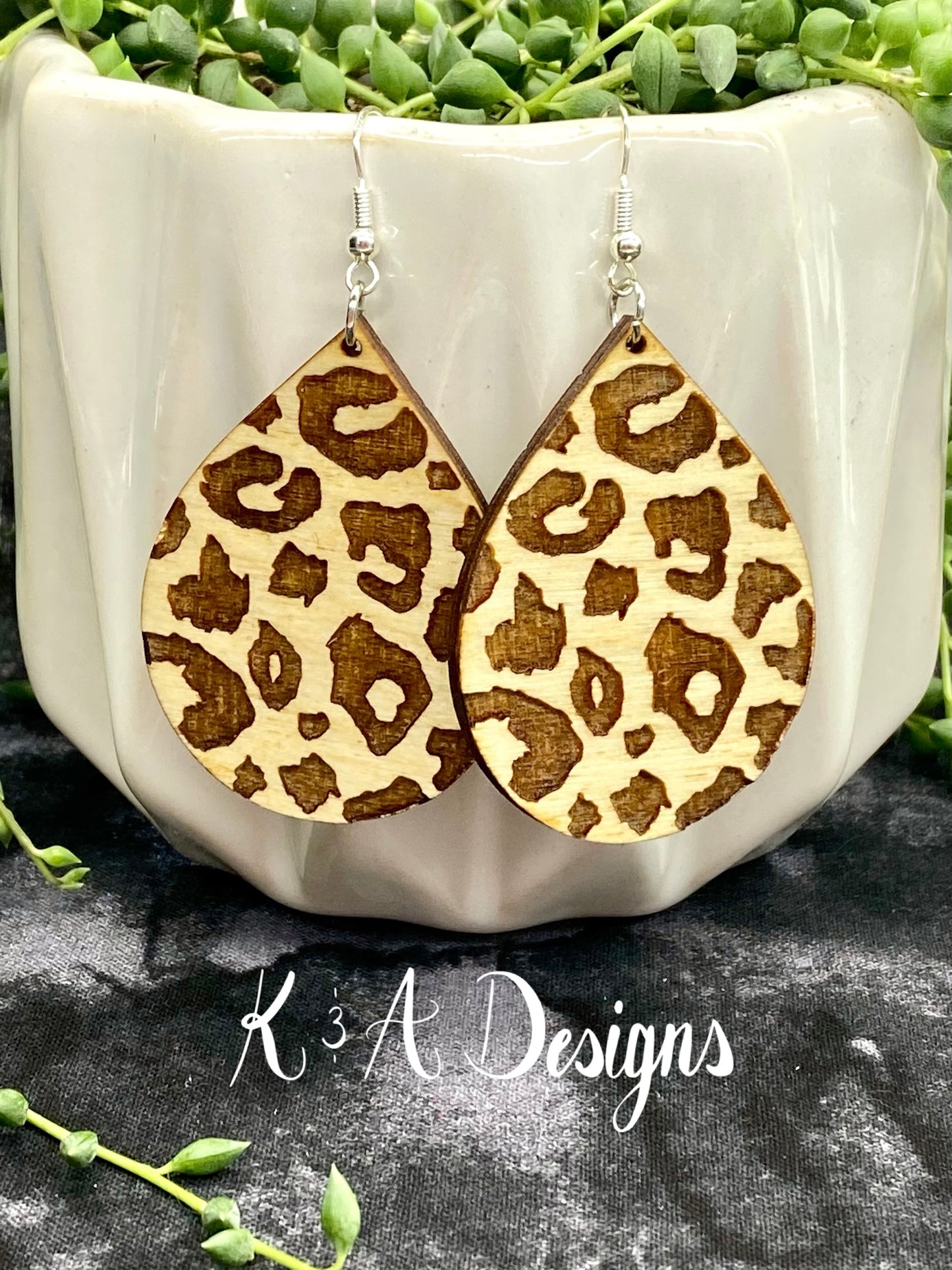 Leopard Hanging Earrings