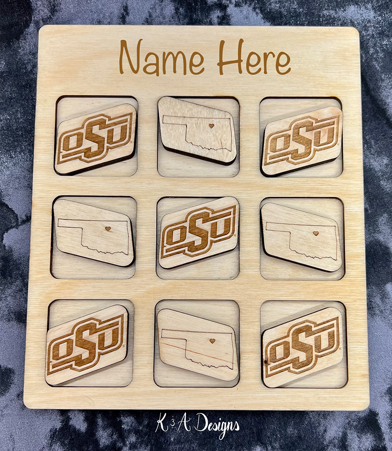 OSU® Tic Tac Toe Board